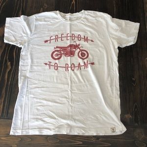 Iron and resin freedom to roam tee